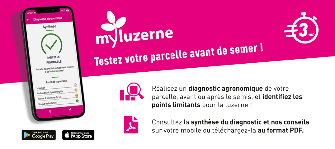 Application myLuzerne pour choisir sa parcelle et identifier les points limitants