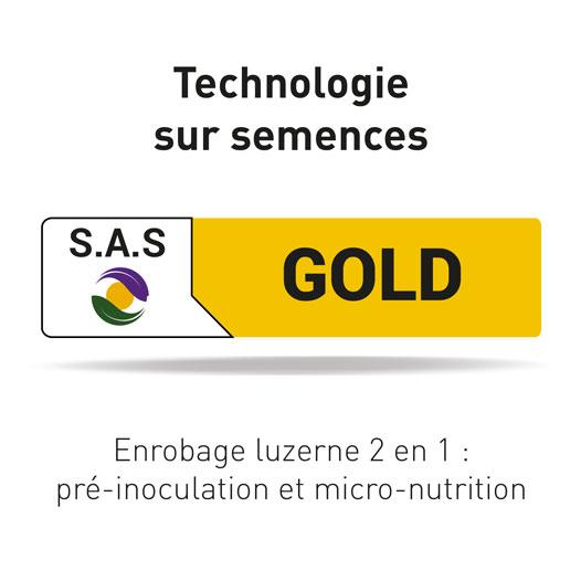 SAS Gold pré-inoculation et micro-nutrition pour la luzerne